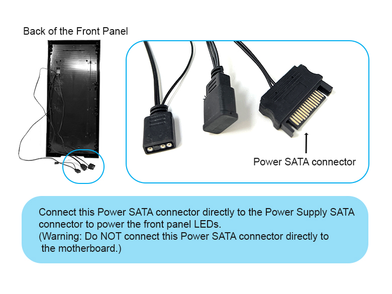 b-optillusion_frontpanelLEDconnectionguide